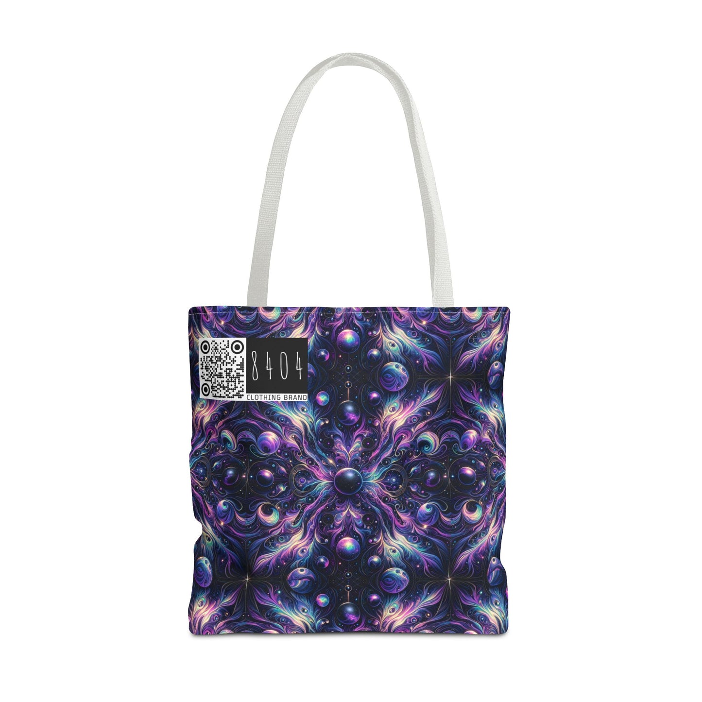 Galactic Hues Tech-Forward Cosmic Fusion Tote Bag - 8404 Design-41