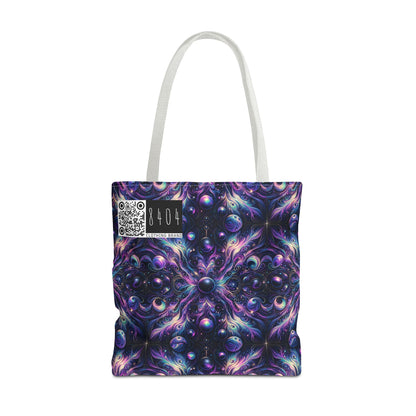 Galactic Hues Tech-Forward Cosmic Fusion Tote Bag - 8404 Design-41