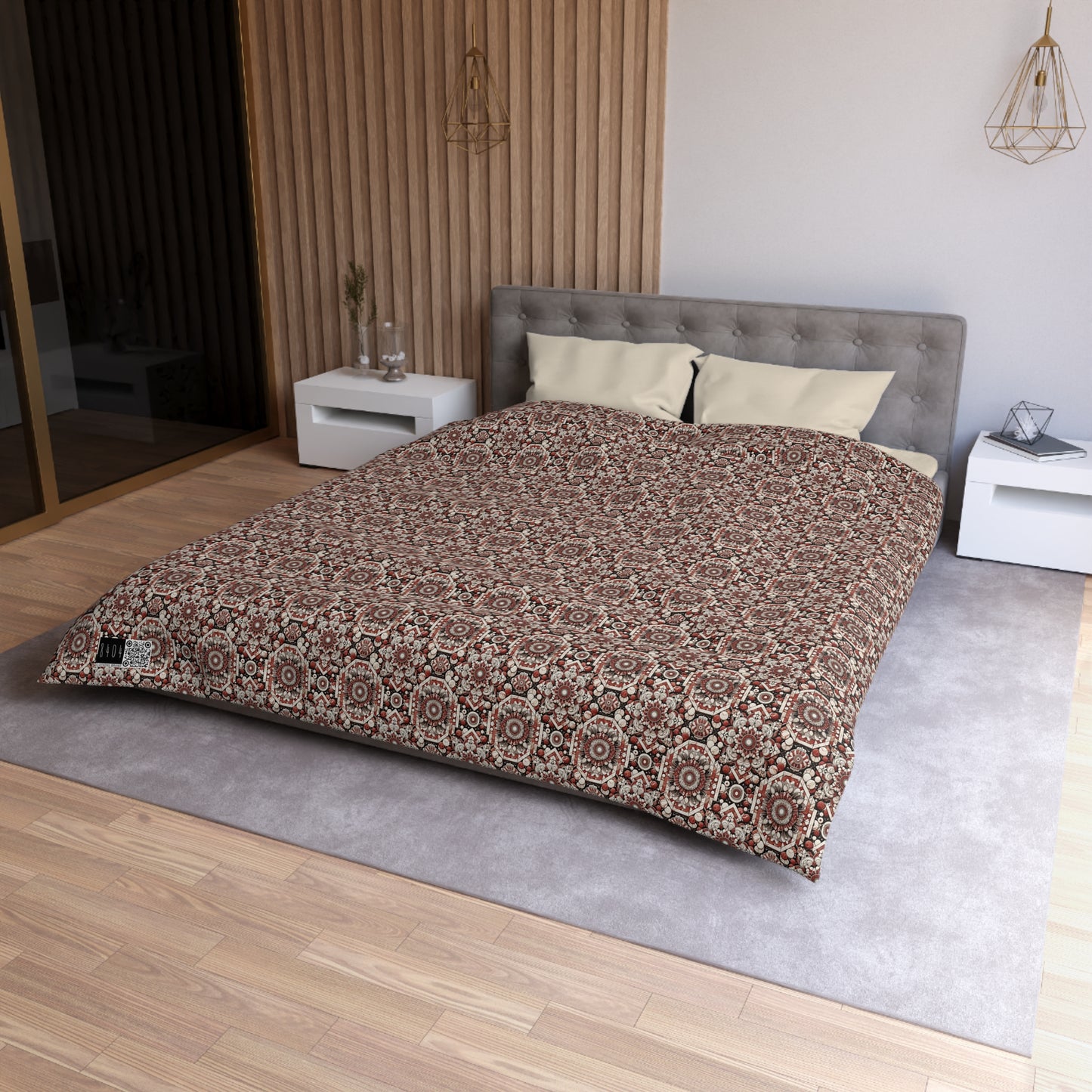 Neo Jomon Sculptural Aesthetics Artisanal Streetwear Microfiber Duvet Cover - 8404 Design-55