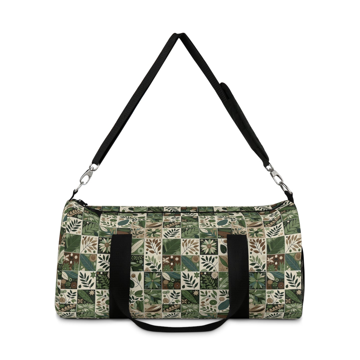 Streetwear Sustainability Environmentally Conscious Streetwear with a Natural Aesthetic Duffel Bag - 8404 Design-57