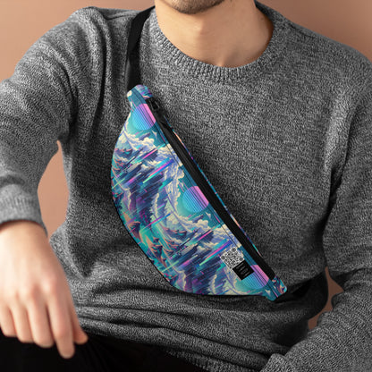 Digital Dreamscapes Digitally-Inspired Streetwear With a Dreamy, Surreal Twist Fanny Pack - 8404 Design-53