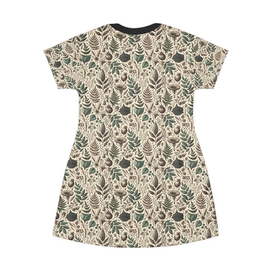 Sustainable Streetwear Modern Eco-Conscious T-Shirt Dress - 8404 Design-57