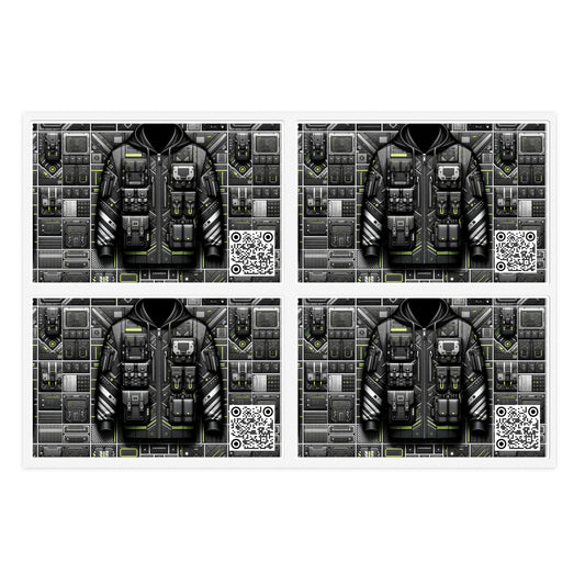 Tech Utility Futuristic Utility Sticker Sheets - 8404 Design-61