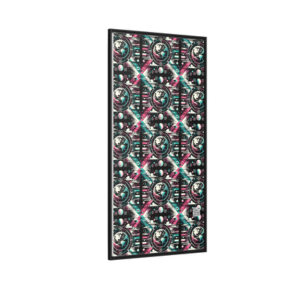Digital Artistry Digital-native Streetwear Matte Canvas, Framed (multi-color) - 8404 Design-62 A