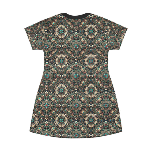 Neo-Dandyism Modern Dandy Streetwear T-Shirt Dress - 8404 Design-56
