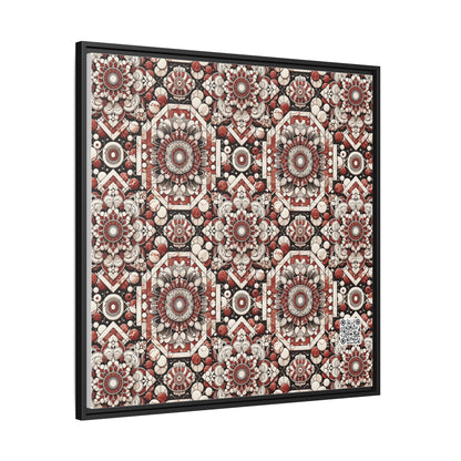 Neo Jomon Sculptural Aesthetics Artisanal Streetwear Matte Canvas, Framed (multi-Color) - 8404 Design-55 A