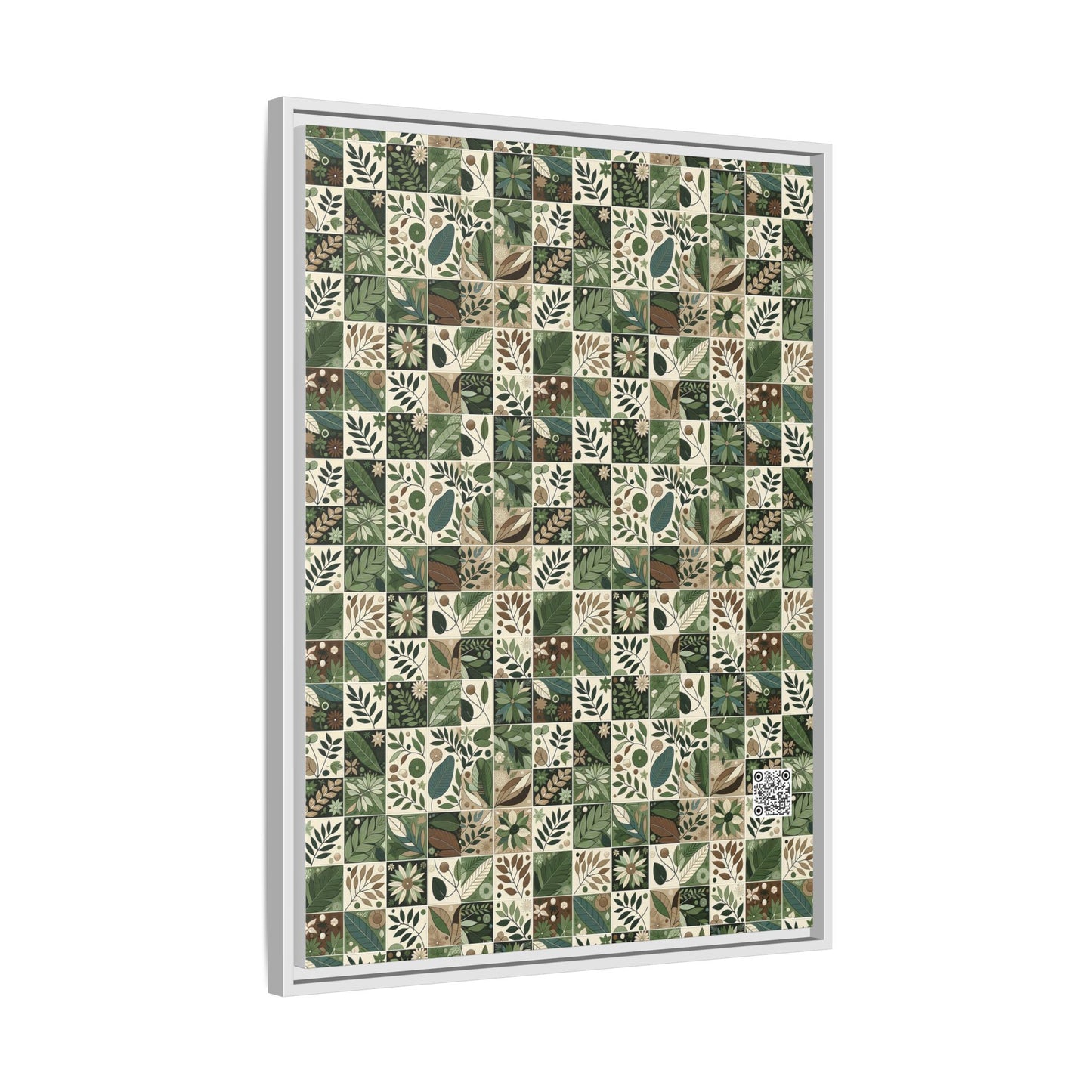 Streetwear Sustainability Environmentally Conscious Streetwear with a Natural Aesthetic Matte Canvas, Framed (multi-color) - 8404 Design-57 A