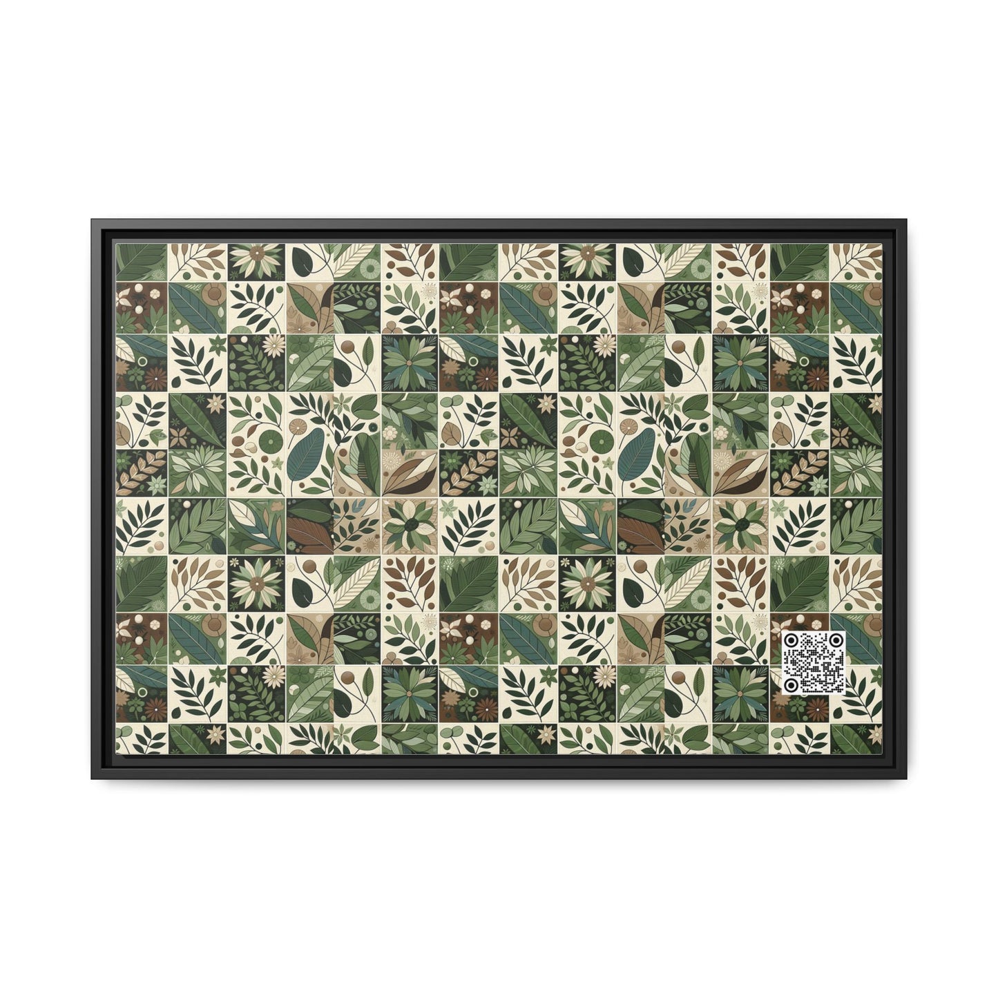 Streetwear Sustainability Environmentally Conscious Streetwear with a Natural Aesthetic Matte Canvas, Framed (multi-color) - 8404 Design-57 A