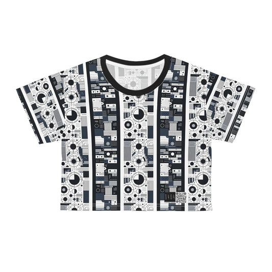Minimalist Athleisure Minimalist Tech Crop Tee - 8404 Design-54