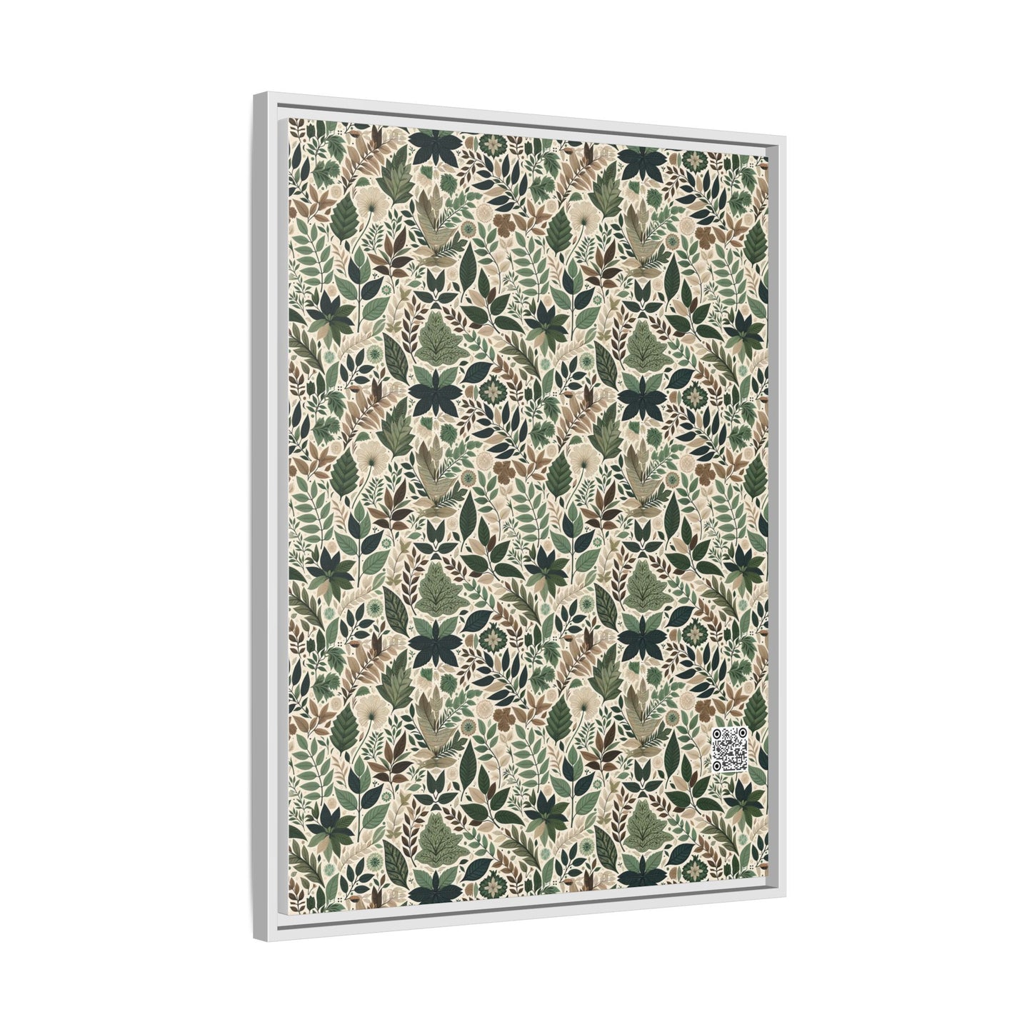 Streetwear Sustainability Environmentally Conscious Streetwear with a Natural Aesthetic Matte Canvas, Framed (multi-color) - 8404 Design-57 A