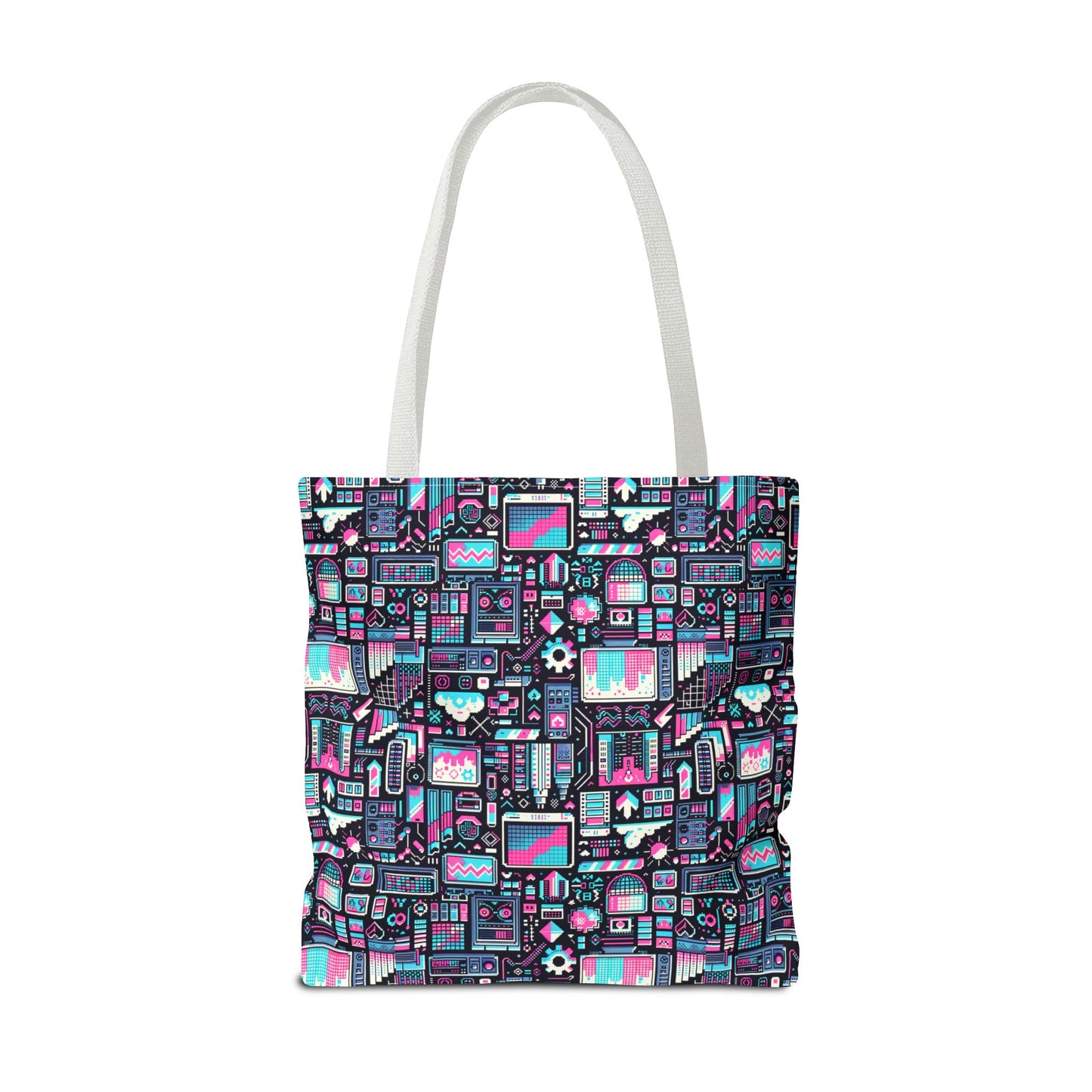 Digital Rebellion Youthful Streetwear with a Rebellious Digital Twist Tote Bag - 8404 Design-71