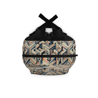 Tech Illusion Graphics Futuristic Artistry Backpack - 8404 Design-52