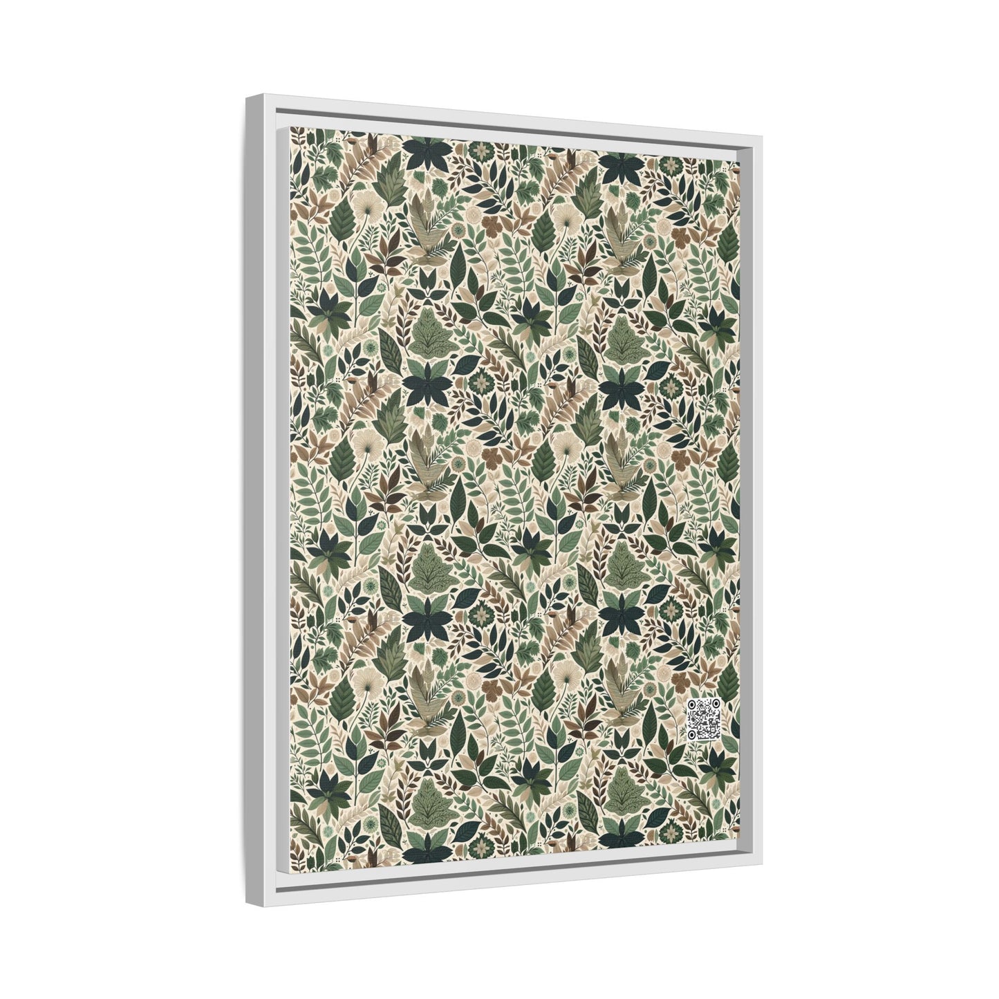 Streetwear Sustainability Environmentally Conscious Streetwear with a Natural Aesthetic Matte Canvas, Framed (multi-color) - 8404 Design-57 A