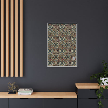 Urban Renaissance Historical Fusion With Street Edge Matte Canvas, Framed (multi-Color) - 8404 Design-57 A