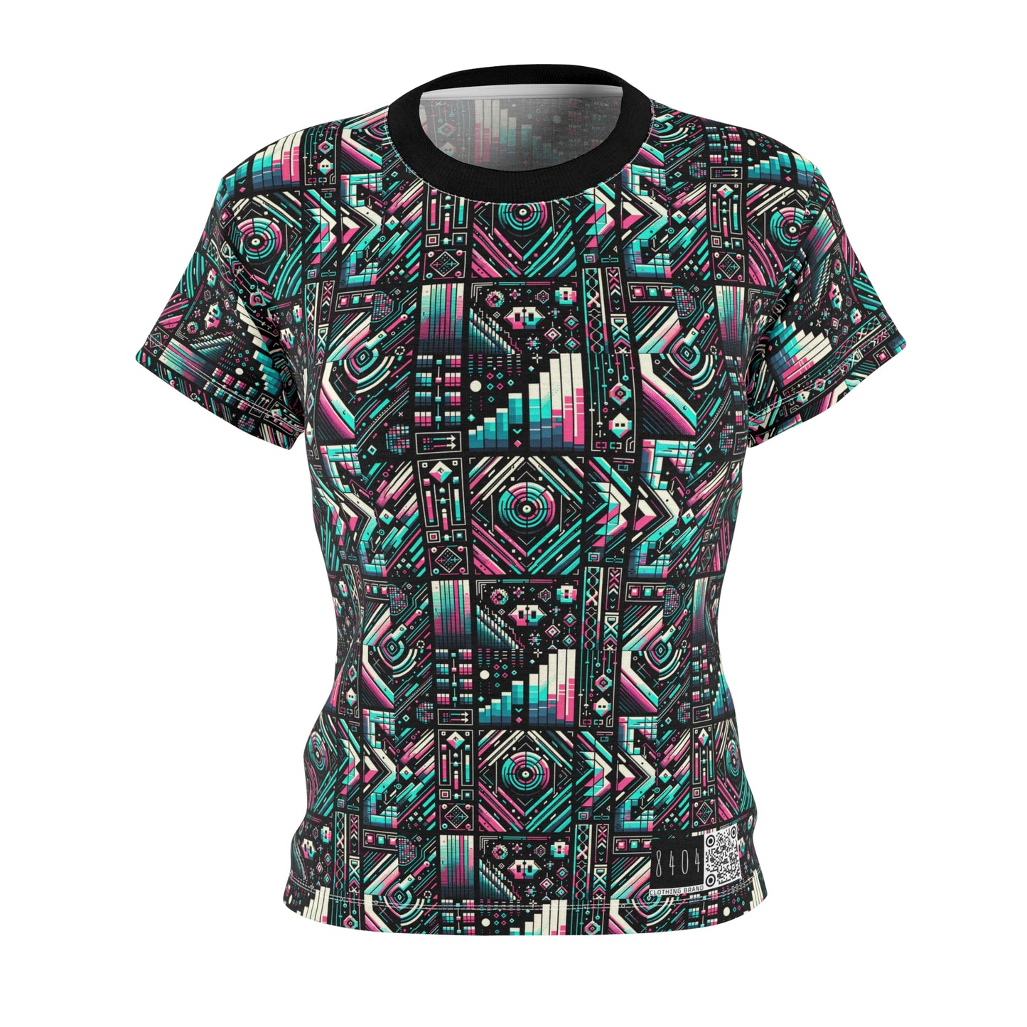 Digital Artistry Digital-native Streetwear Women's Cut & Sew Tee - 8404 Design-60