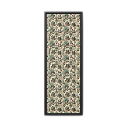 Cultural Artisanal Fusion Contemporary Cultural Elegance Matte Canvas, Framed (multi-Color) - 8404 Design-68 B