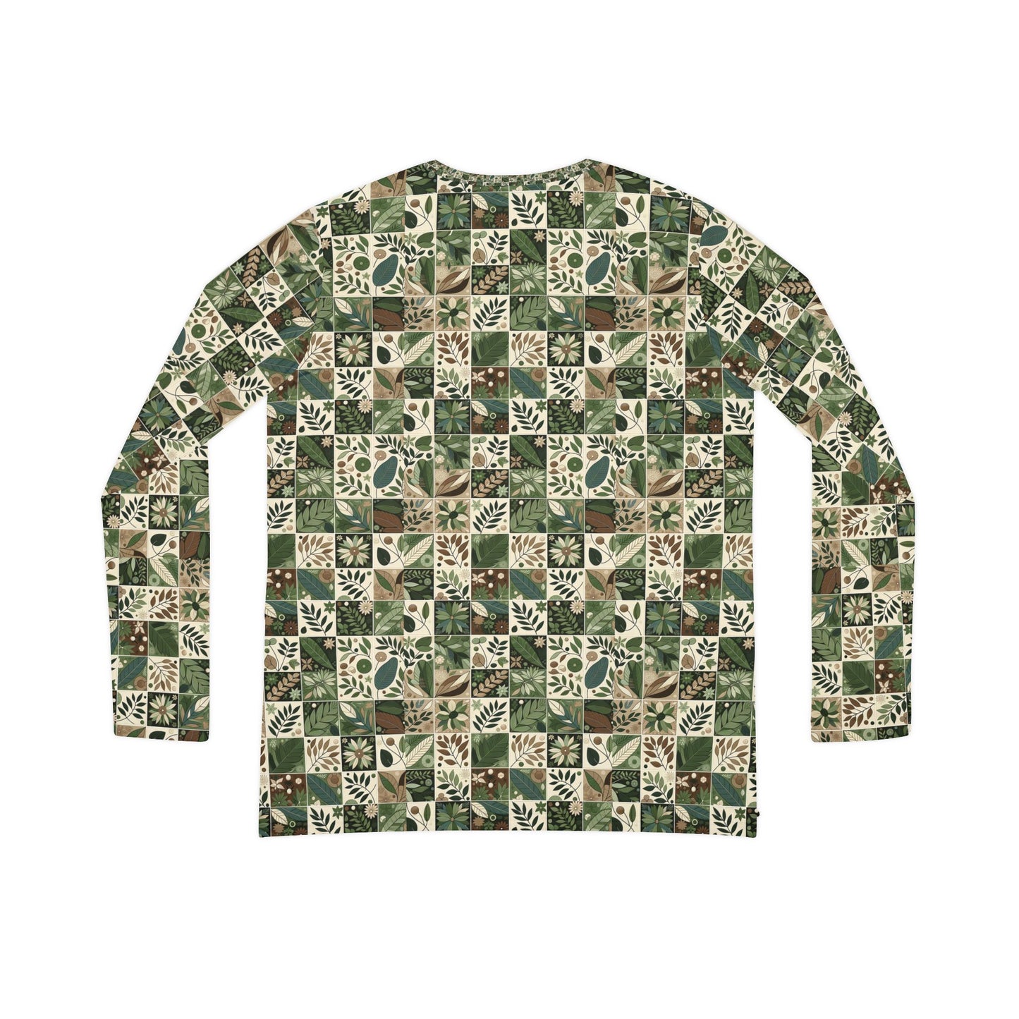 Streetwear Sustainability Environmentally Conscious Streetwear with a Natural Aesthetic Women's Long Sleeve V-neck Shirt - 8404 Design-57