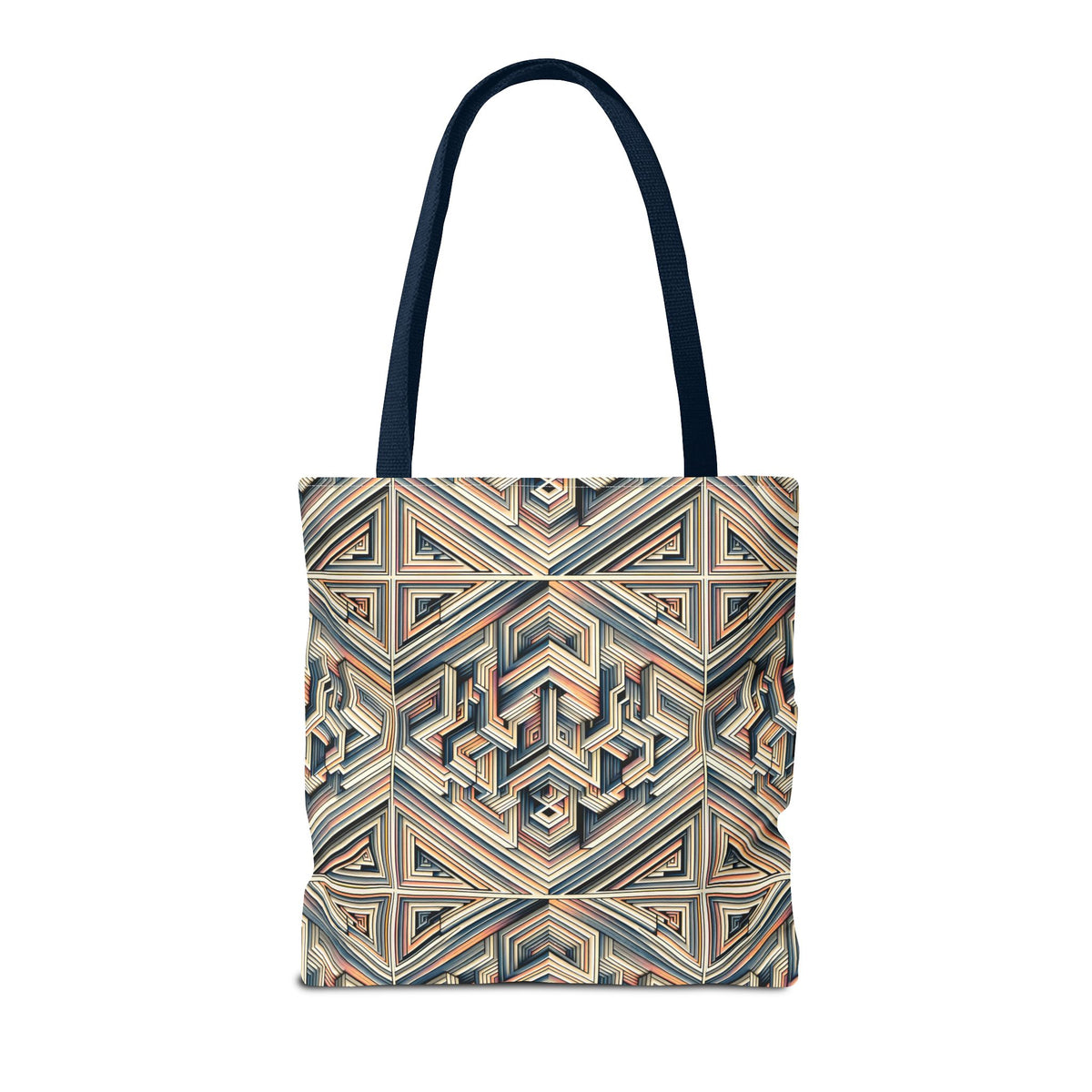 Tech Illusion Graphics Futuristic Artistry Tote Bag - 8404 Design-52