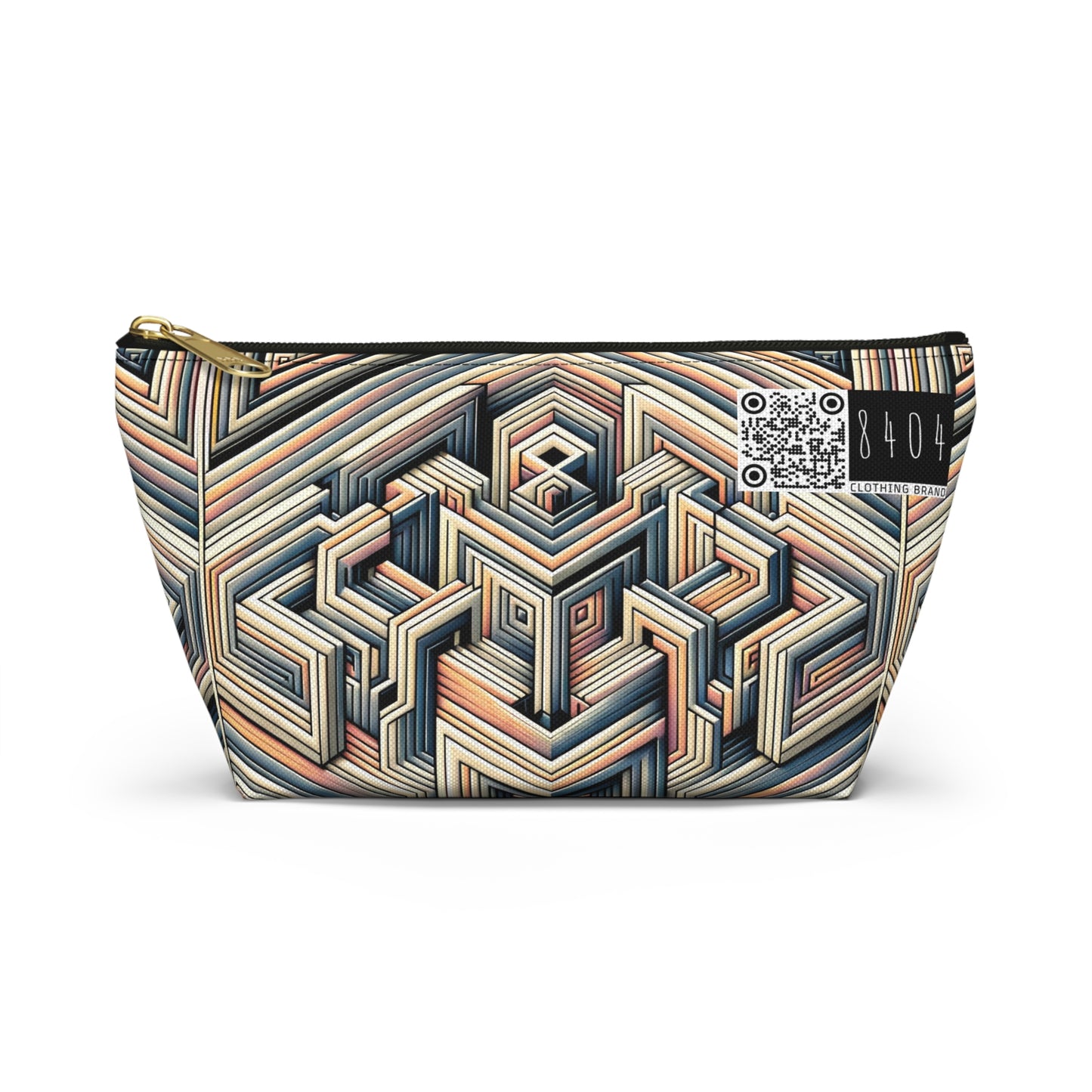 Tech Illusion Graphics Futuristic Artistry Accessory Pouch W T-bottom - 8404 Design-52