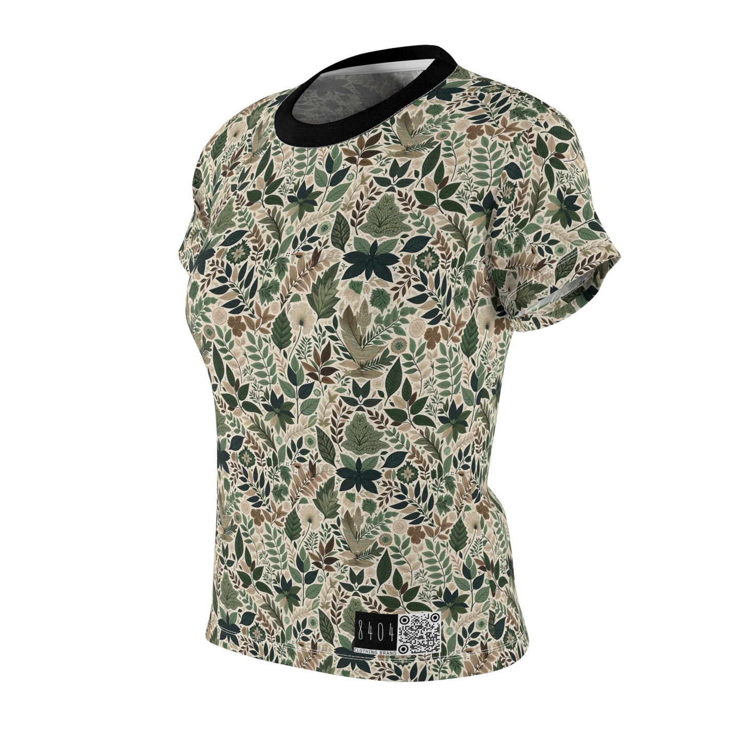 Streetwear Sustainability Environmentally Conscious Streetwear with a Natural Aesthetic Women's Cut & Sew Tee - 8404 Design-57