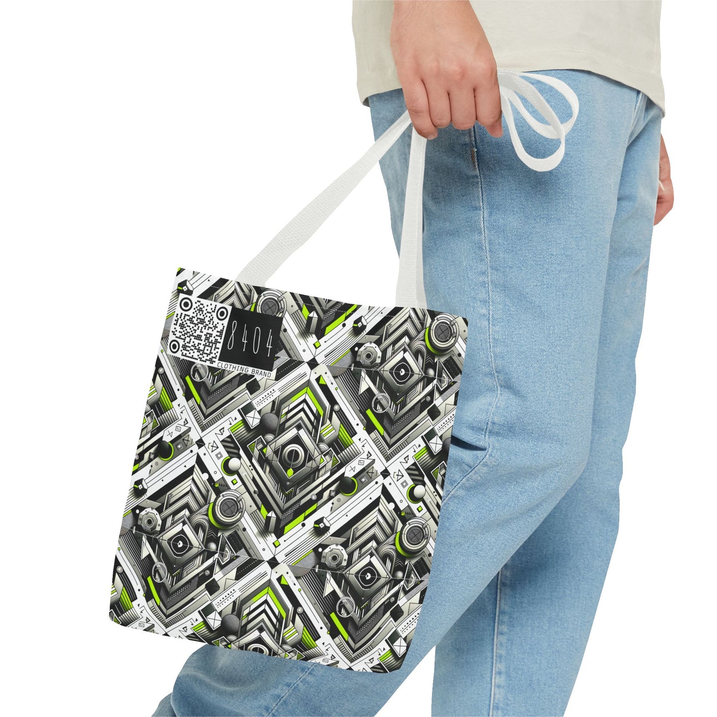 Elevated Sporty Tech Tech-Forward Streetwear Tote Bag - 8404 Design-70