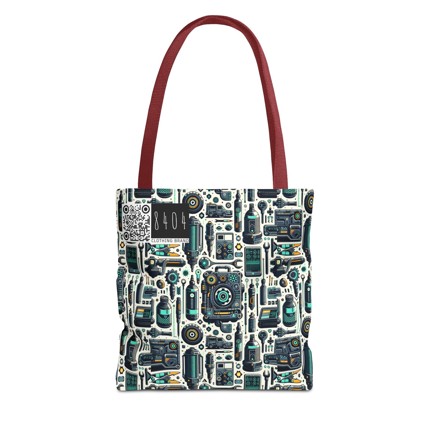 Tech Utility Fusion Modern Tech Streetwear Tote Bag - 8404 Design-53
