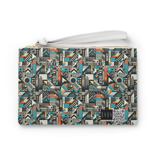 Digital Street Art Urban Street Style Clutch Bag - 8404 Design-81