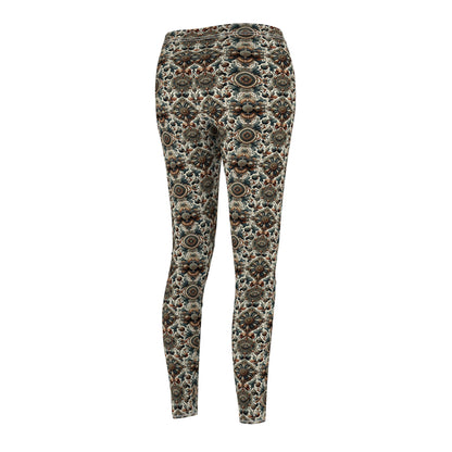 Neo-Dandyism Modern Dandy Streetwear Women's Cut & Sew Casual Leggings - 8404 Design-51