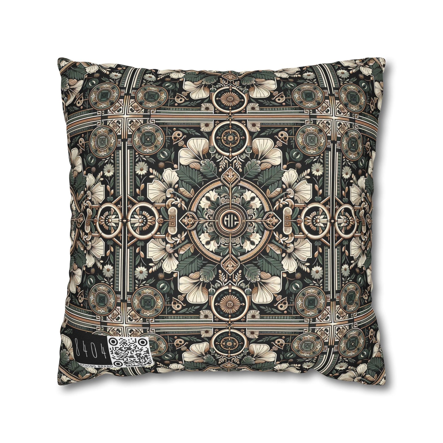 Cyber Garden Party Tech Garden Extravaganza Spun Polyester Square Pillowcase - 8404 Design-66