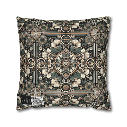 Cyber Garden Party Tech Garden Extravaganza Spun Polyester Square Pillowcase - 8404 Design-66