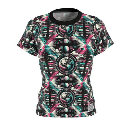 Digital Artistry Digital-native Streetwear Women's Cut & Sew Tee - 8404 Design-62
