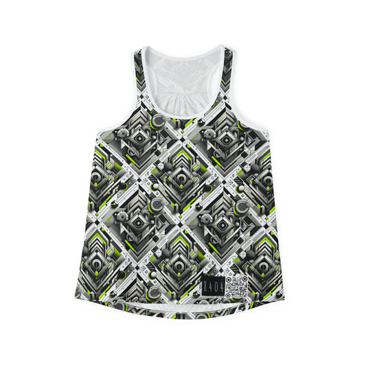 Elevated Sporty Tech Tech-Forward Streetwear Women's Tank Top - 8404 Design-70