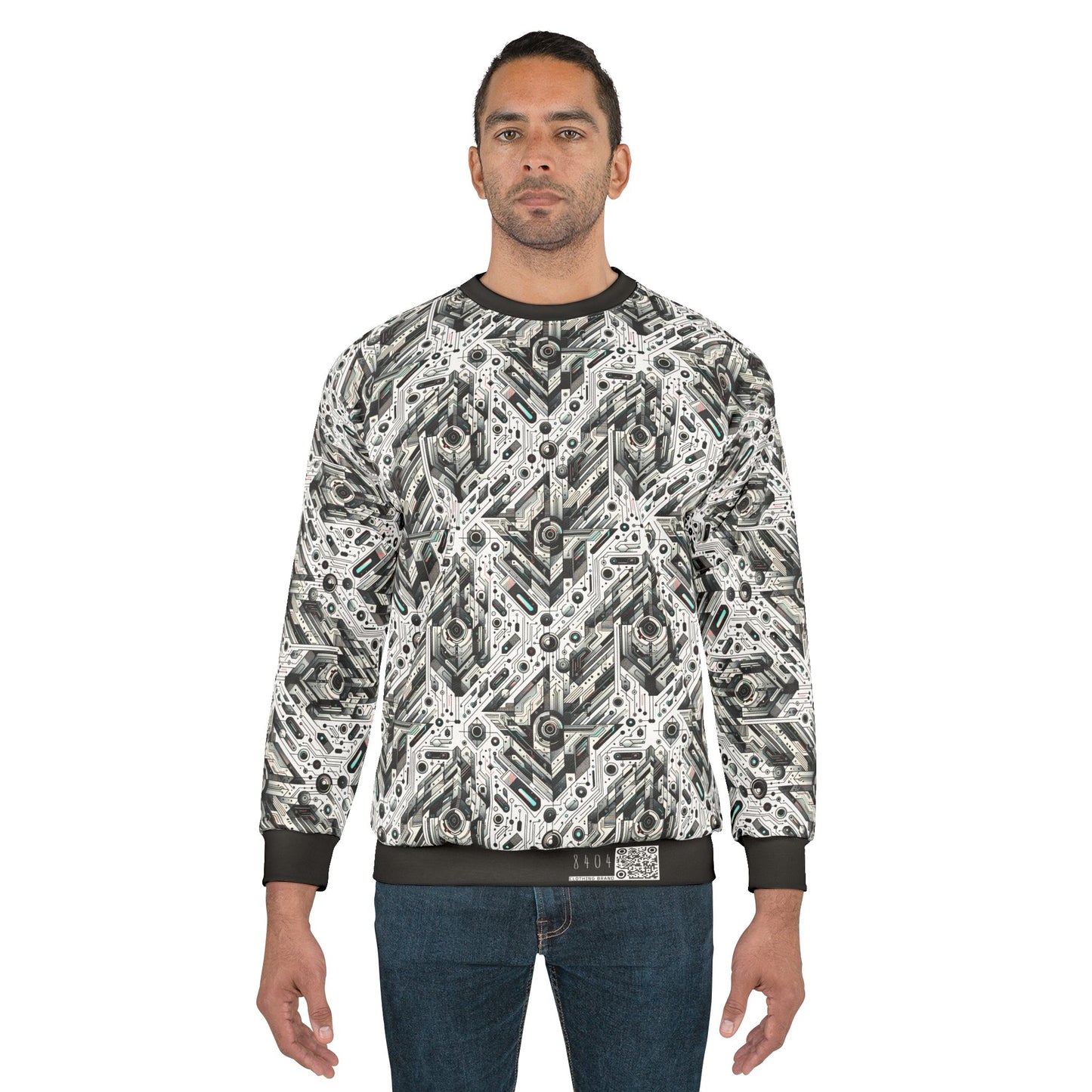 Tech-Infused Streetwear Tech-Forward Minimalism Sweatshirt - 8404 Design-51