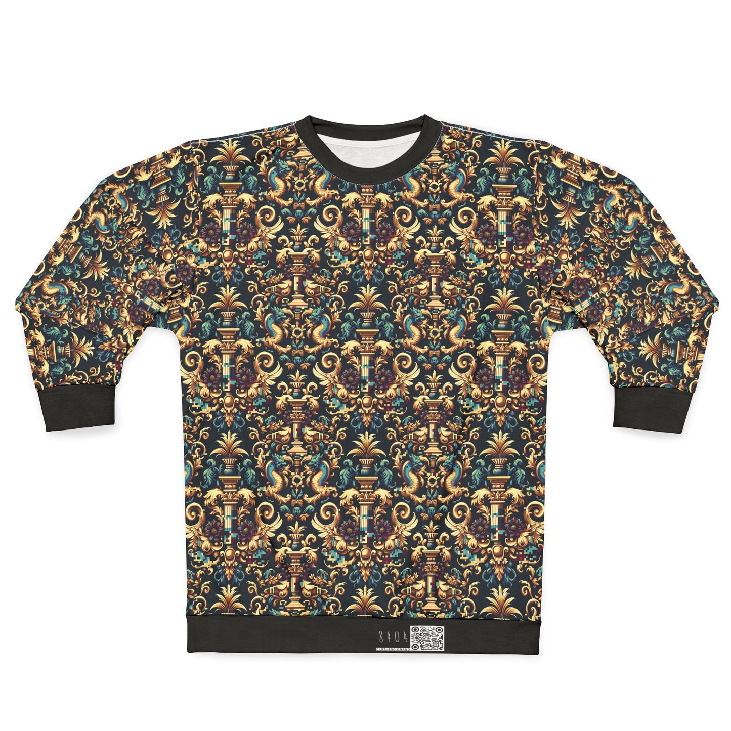 Digital Renaissance Modern Baroque Fusion Sweatshirt - 8404 Design-57