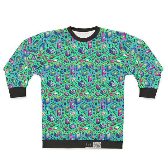 Y2k Revival Nostalgic Futurism Sweatshirt - 8404 Design-48