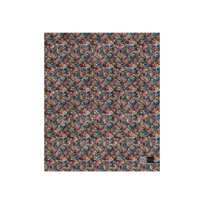 Digital Artistic Expression Artistic Streetwear Crushed Velvet Blanket - 8404 Design-49