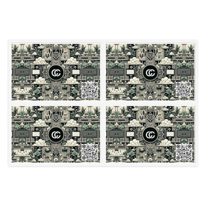 Cyber Garden Party Tech Garden Extravaganza Sticker Sheets - 8404 Design-54