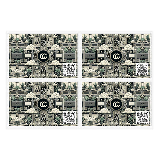 Cyber Garden Party Tech Garden Extravaganza Sticker Sheets - 8404 Design-54