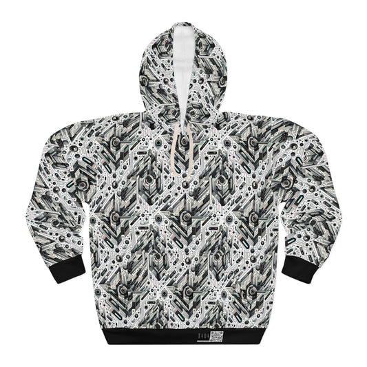 Tech-Infused Streetwear Tech-Forward Minimalism Pullover Hoodie - 8404 Design-51
