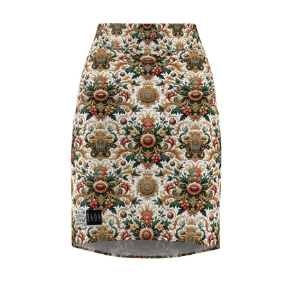 Monogram Madness Luxurious Streetwear Women's Pencil Skirt - 8404 Design-68