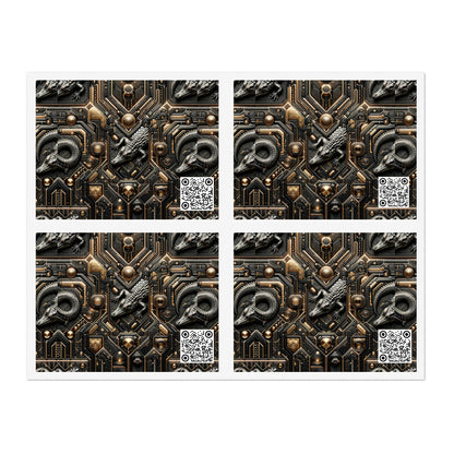 Tech Noir Fusion Sleek Tech Luxe Sticker Sheets - 8404 Design-62