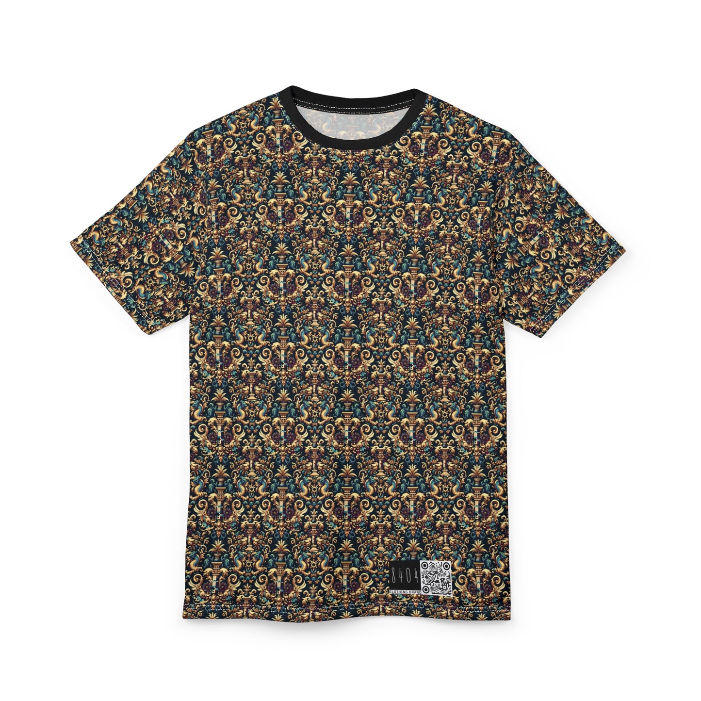 Digital Renaissance Modern Baroque Fusion Unisex Cut & Sew Tee - 8404 Design-57