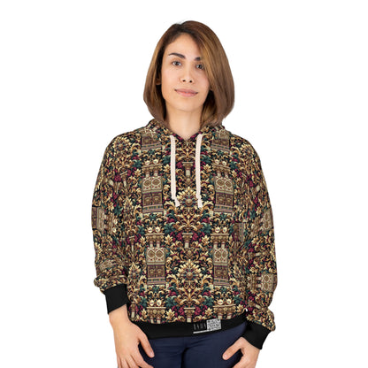 Digital Renaissance Modern Baroque Fusion Pullover Hoodie - 8404 Design-57