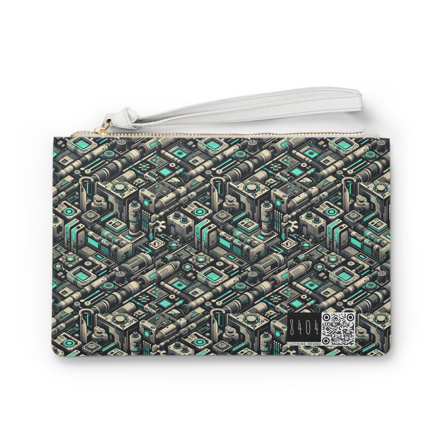 Tech Utility Fusion Modern Tech Streetwear Clutch Bag - 8404 Design-49