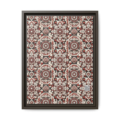 Neo Jomon Sculptural Aesthetics Artisanal Streetwear Matte Canvas, Framed (multi-Color) - 8404 Design-55 A