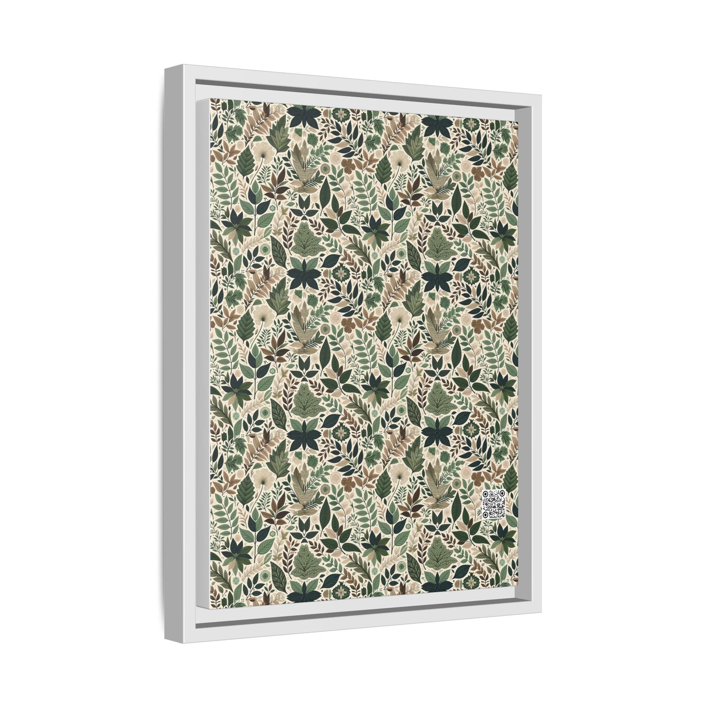 Streetwear Sustainability Environmentally Conscious Streetwear with a Natural Aesthetic Matte Canvas, Framed (multi-color) - 8404 Design-57 A