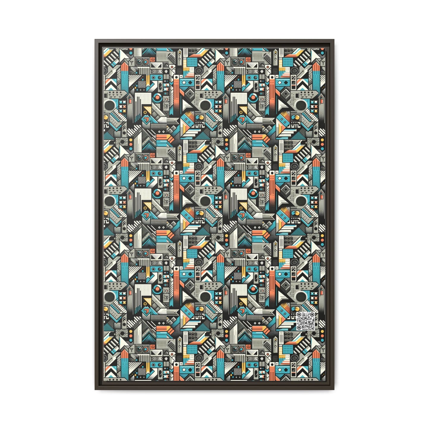 Digital Street Art Urban Street Style Matte Canvas, Framed (multi-color) - 8404 Design-81 A