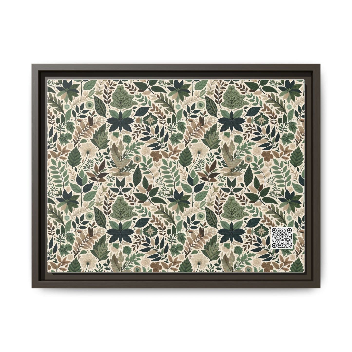 Streetwear Sustainability Environmentally Conscious Streetwear with a Natural Aesthetic Matte Canvas, Framed (multi-color) - 8404 Design-57 A