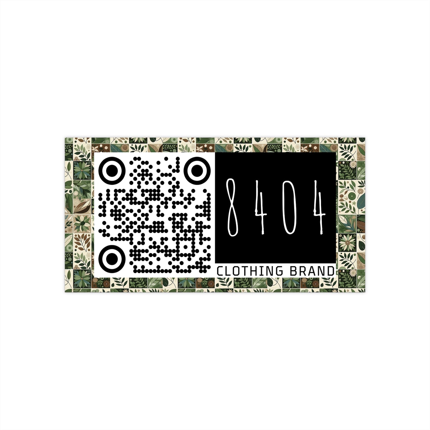 Streetwear Sustainability Environmentally Conscious Streetwear with a Natural Aesthetic Bumper Sticker - 8404 Design-57