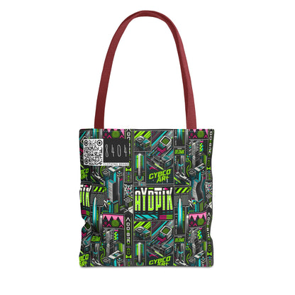 Tech-Forward Graphics Tech-Inspired Streetwear Tote Bag - 8404 Design-46